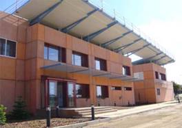 Edificio eficiente ARFRISOL, inaugurado en 2009 en Soria (España)”