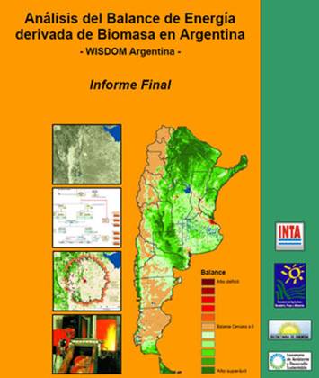 Tapa del informe sobre la biomasa potencialmente disponible para generar energía en Argentina