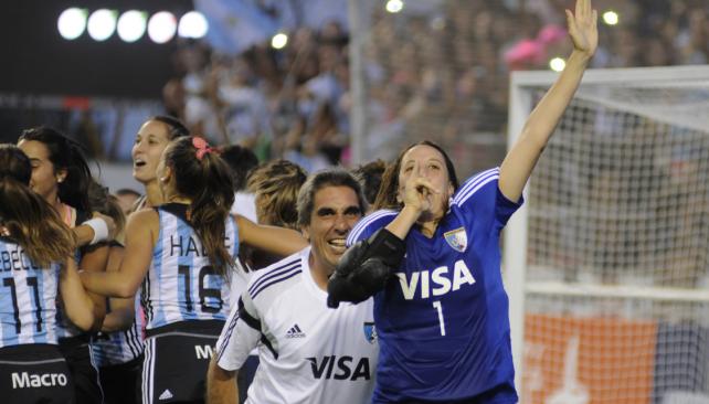 Belén Succhi, la figura de Las Leonas en la final (Foto: DyN). Belén Succhi, la figura de Las Leonas en la final (Foto: DyN).