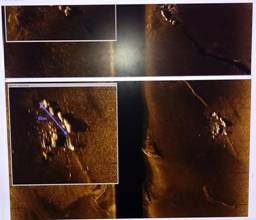 Las primeras imágenes del hallazgo (Armada Argentina)