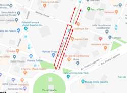 TRÁNSITO. Así se reacomodará la circulación por la obra. (Gentileza Municipalidad de Córdoba)