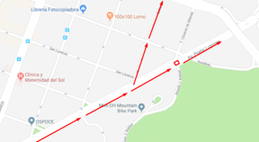 TRÁNSITO. Así se reacomodará la circulación por la obra. (Gentileza Municipalidad de Córdoba)