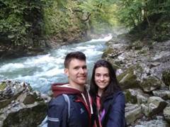 Nadia y su novio se conocieron el primer año de facultad (Nadia Sueldo)