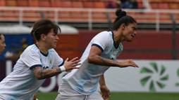 Soledad Jaimes festeja su gol ante Costa Rica (Crédito: Stefanía León – AFA)