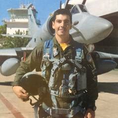 Britos Venturini integraba el Grupo 5 de Caza