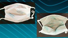 'Superbarbijo'. Así es el tapabocas desarrollado por científicos argentinos. (Conicet)