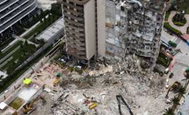 Derrumbe en Miami