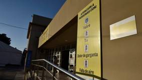 Rawson. El hospital ha tenido internados a varios pacientes infectados con Delta. (Ramiro Pereyra)