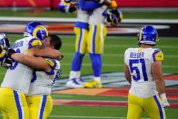 Los Ángeles Rams se quedaron con el titulo y festejaron su segundo anillo ante los Cincinnati Bengals. (AP)