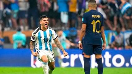 Cuti Romero llegada Córdoba Campeón Mundial.