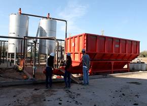Helios Energía Limpia. Planta de residuos orgánicos para producier biogás y producir 2,4 MWh de energía renovable, Estación General Paz.