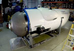 Imagen del submarino Titán.