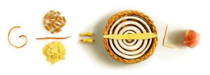 Google celebró los 30 años del Día de Pi con un doodle gastronómico, jugando con cómo se pronuncia en inglés la letra griega y la palabra 'pastel'. (Imagen: Google)