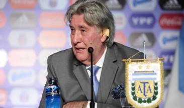 Armando Pérez en los tiempos en que fue presidente de la Comisión Normalizadora de AFA (La Voz / Archivo).